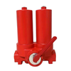 Hydraulic Medium Pressure Dual-Union Filter Change-Over Inline Filter Double-tube Filter
