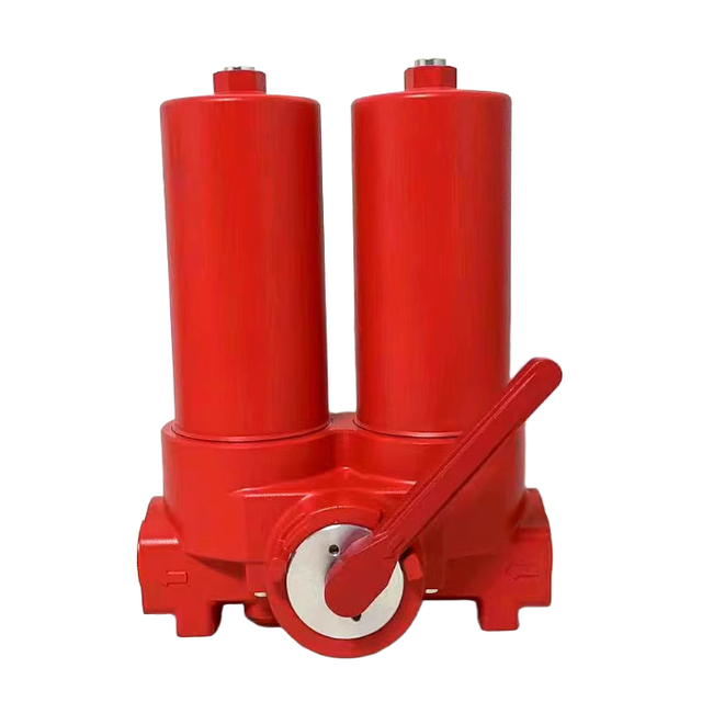 Hydraulic Medium Pressure Dual-Union Filter Change-Over Inline Filter Double-tube Filter