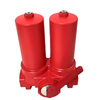 Hydraulic Medium Pressure Dual-Union Filter Change-Over Inline Filter Double-tube Filter