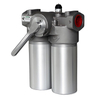 Hydraulic Medium Pressure Dual-Union Filter Change-Over Inline Filter Double-tube Filter