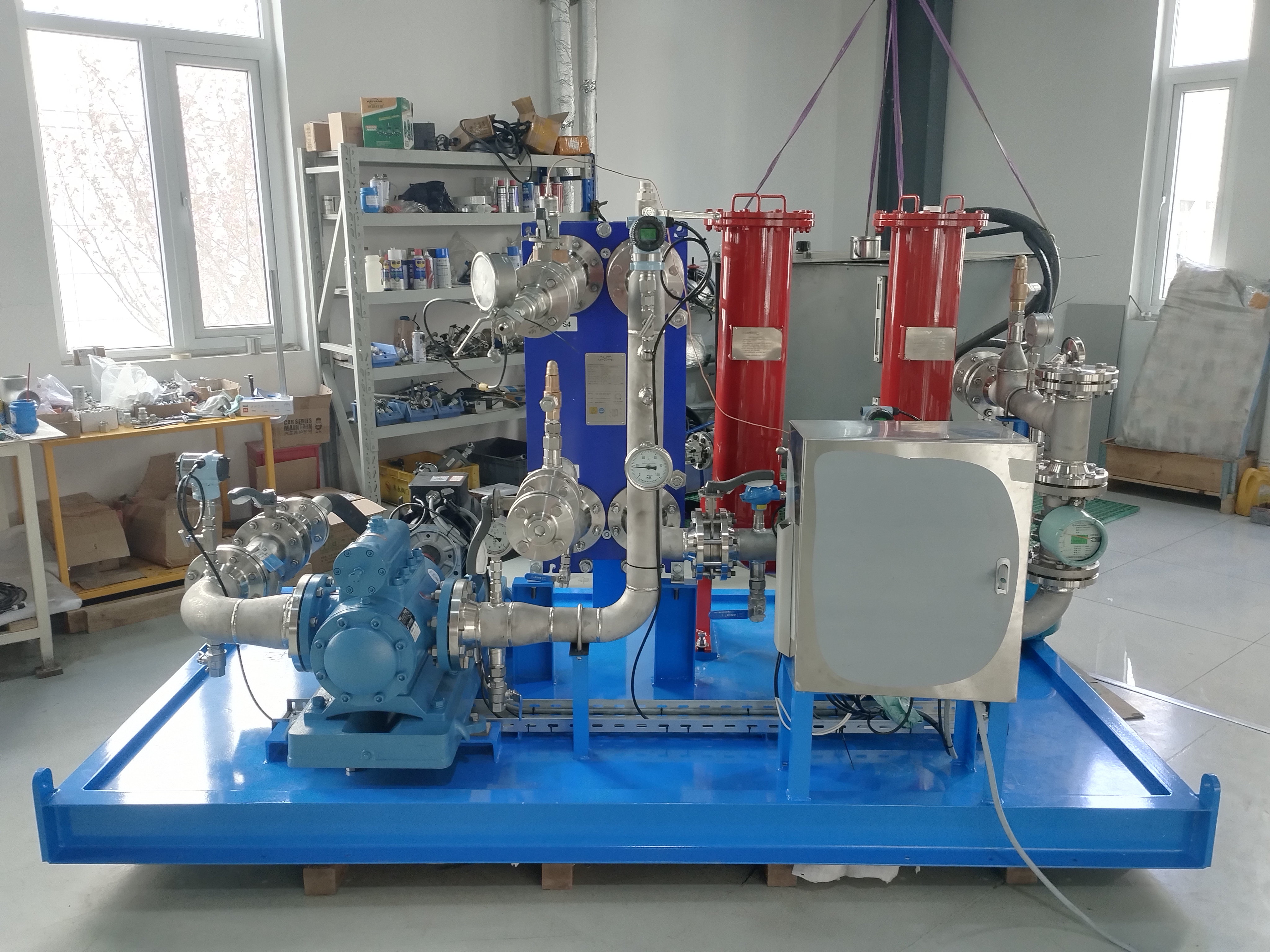 hydraulic lubrication station