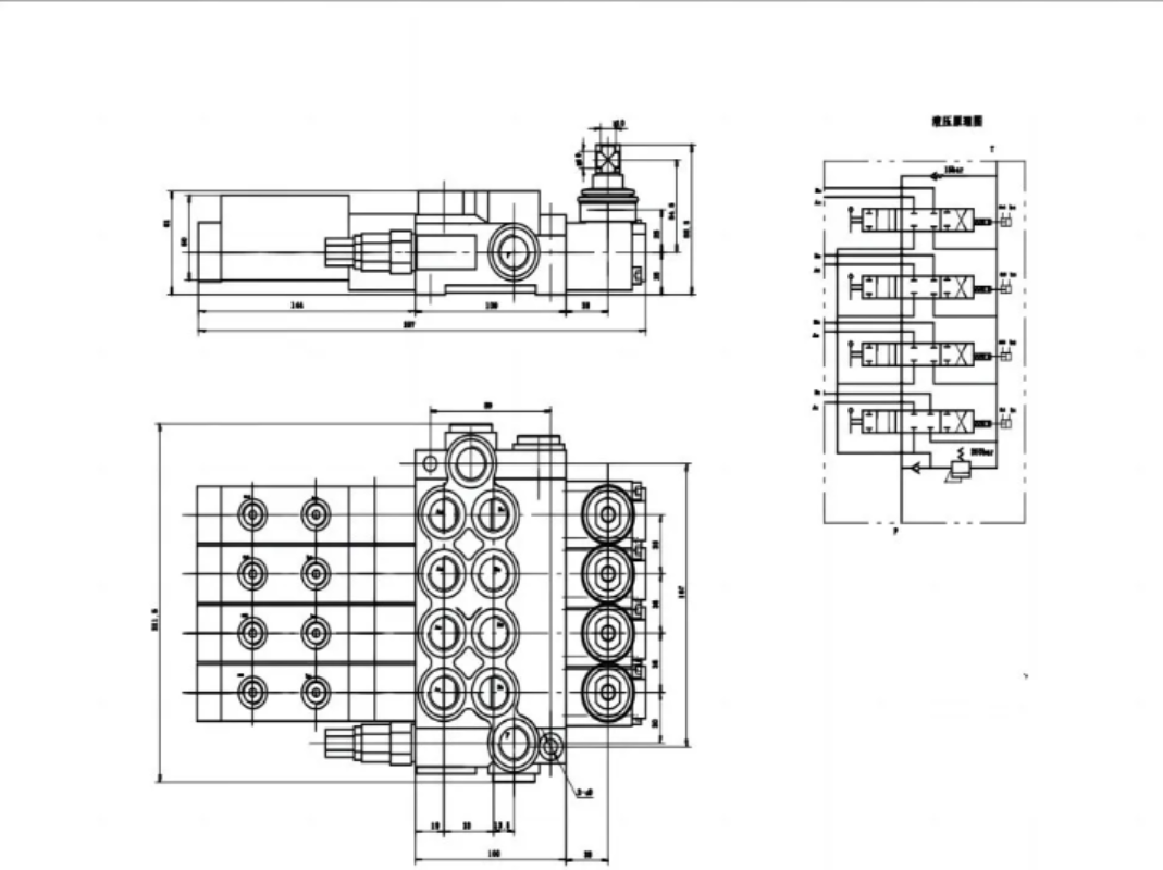 Hydraulic Electromagnetic Integrated Multi-path Valve 