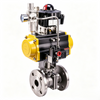 Pneumatic two-way ball valve