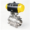 Bidirectional Sealing Pneumatic Three-leaf Ball Valve Suitable for Viscous Media